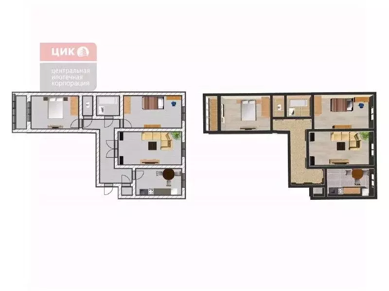 3-к кв. Рязанская область, Рязань ул. Стройкова, 49 (70.4 м) - Фото 1