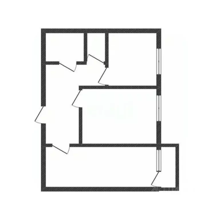 2-к кв. Белгородская область, Старый Оскол Молодогвардеец мкр, 16 ... - Фото 1