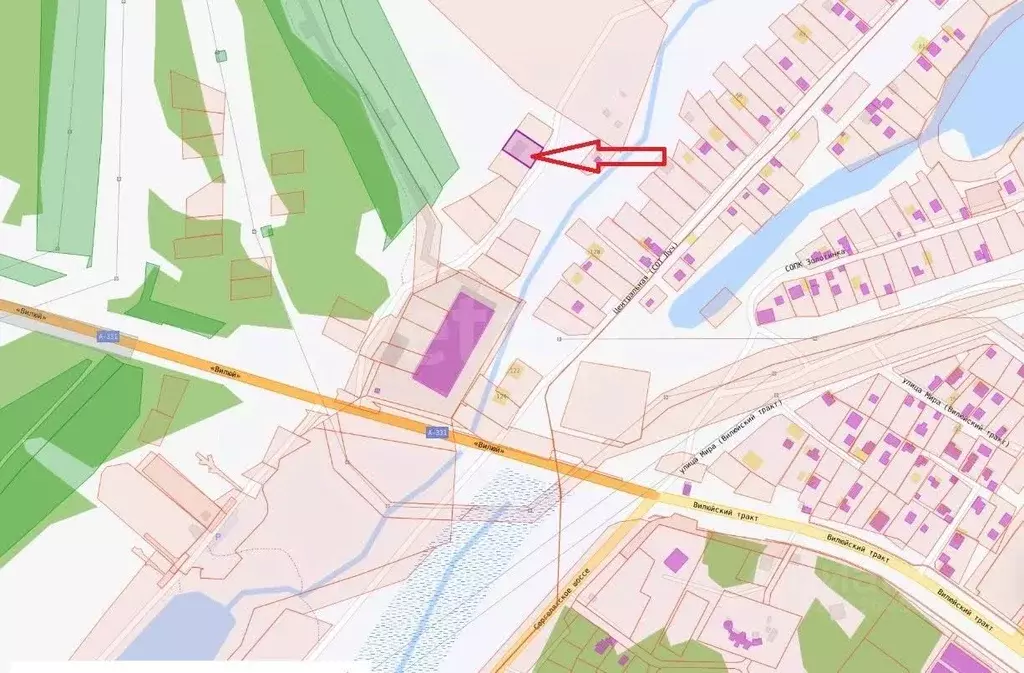 Участок в Саха (Якутия), Якутск Вилюйский тракт, 7-й км (7.77 сот.) - Фото 1