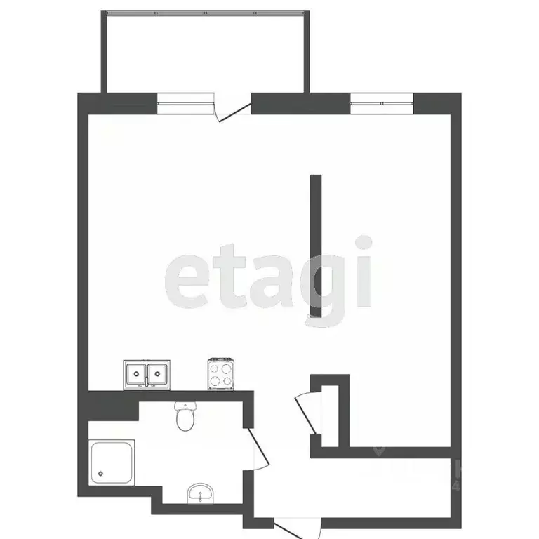 1-к кв. Тюменская область, Тюмень Профсоюзная ул., 63к1 (46.0 м) - Фото 2