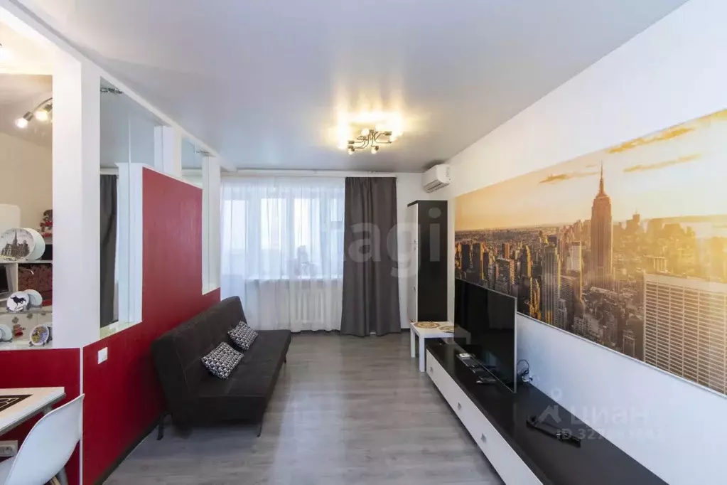 Студия Тюменская область, Тюмень ул. Максима Горького, 3к1 (46.6 м) - Фото 2