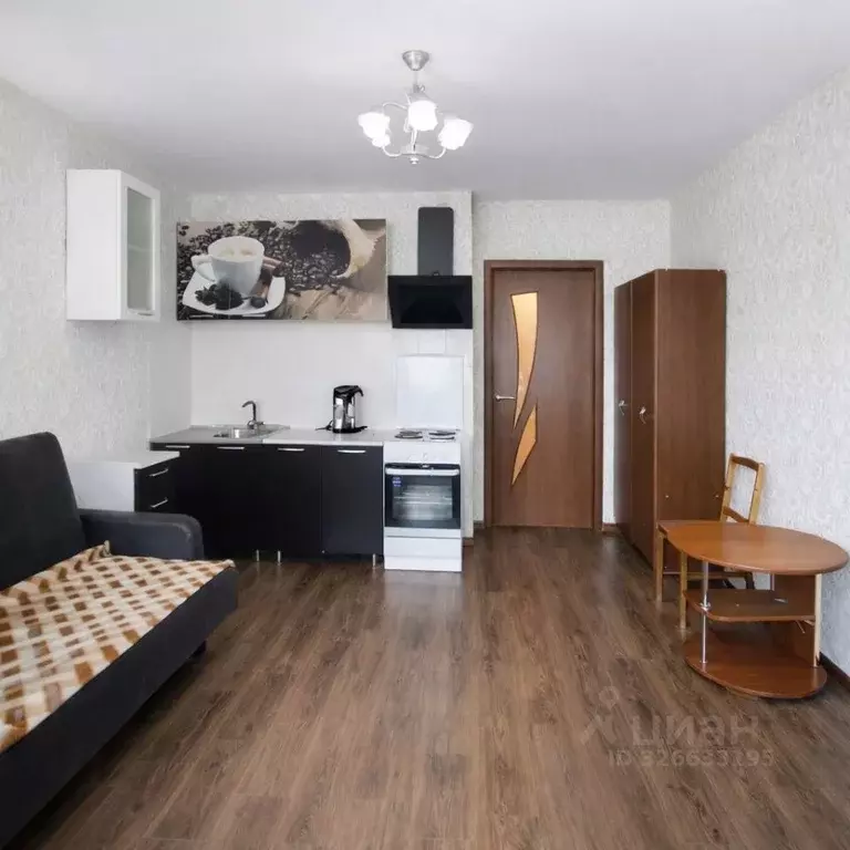 Студия Санкт-Петербург пос. Шушары, ул. Валдайская, 1 (24.3 м) - Фото 1