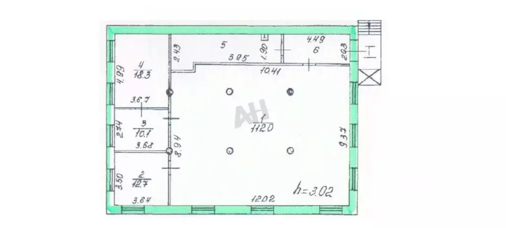 Помещение свободного назначения в Москва Мироновская ул., 33С8 (177 м) - Фото 2