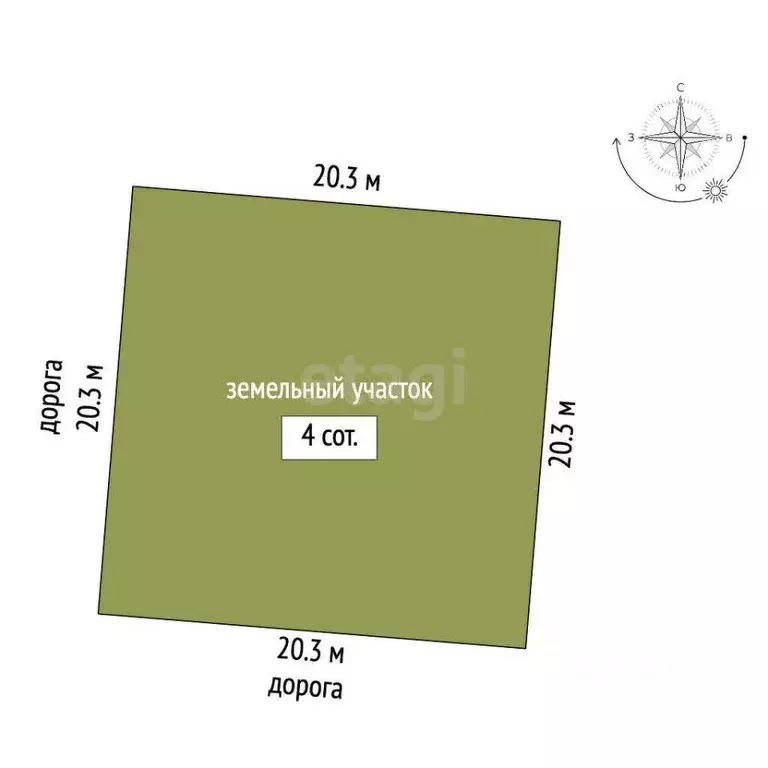 Участок в Мордовия, Саранск Натуралист СНТ,  (4.0 сот.) - Фото 0