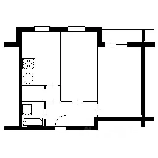 1-к кв. Санкт-Петербург Пулковское ш., 14с6 (46.0 м) - Фото 2