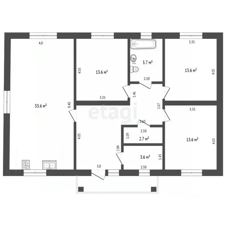 Дом в Калининградская область, Гвардейск ул. Каштановая, 28 (115 м) - Фото 2