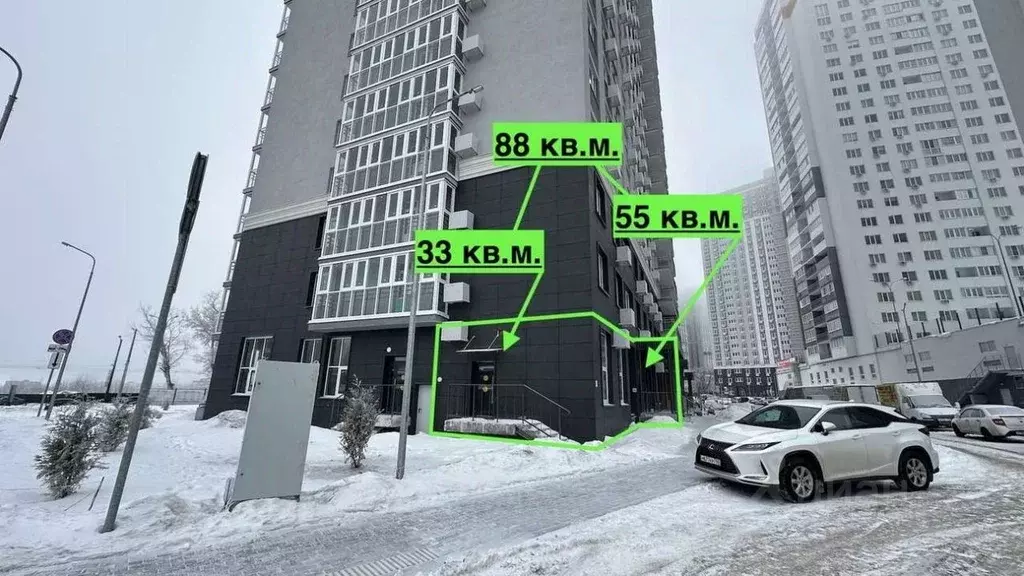Торговая площадь в Самарская область, Самара Московское ш., 9 (88 м) - Фото 1