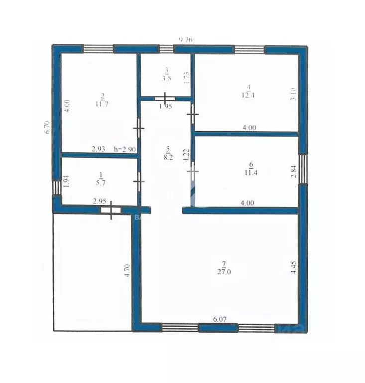 Дом в Новосибирская область, Каргат Промышленная ул., 51 (100 м) - Фото 2