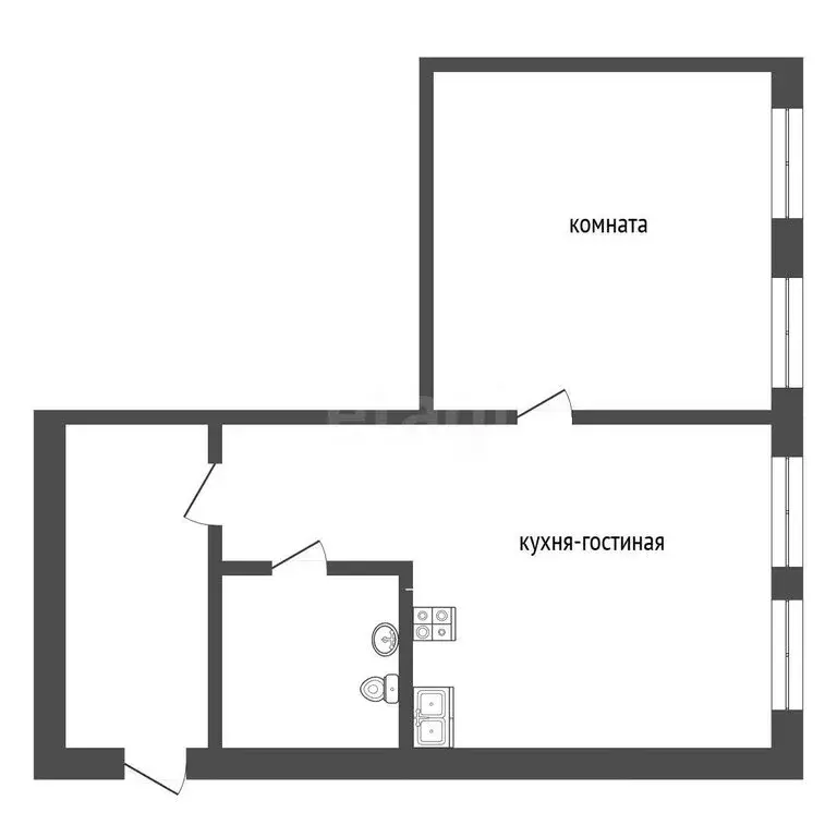 Дом в Тюменский муниципальный округ, деревня Есаулова (49.8 м) - Фото 1