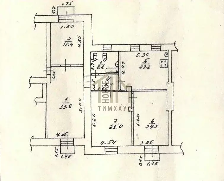 4-к кв. Омская область, Омск ул. Труда, 49 (143.4 м) - Фото 1