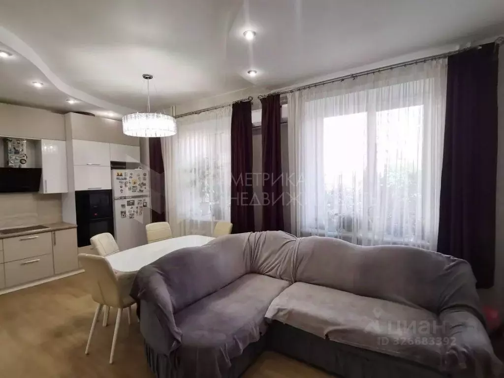 2-к кв. Тюменская область, Тюмень ул. Станислава Карнацевича, 14к1 ... - Фото 2