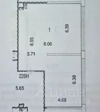 Торговая площадь в Москва Новогиреевская ул., 5Ак2 (88 м) - Фото 1