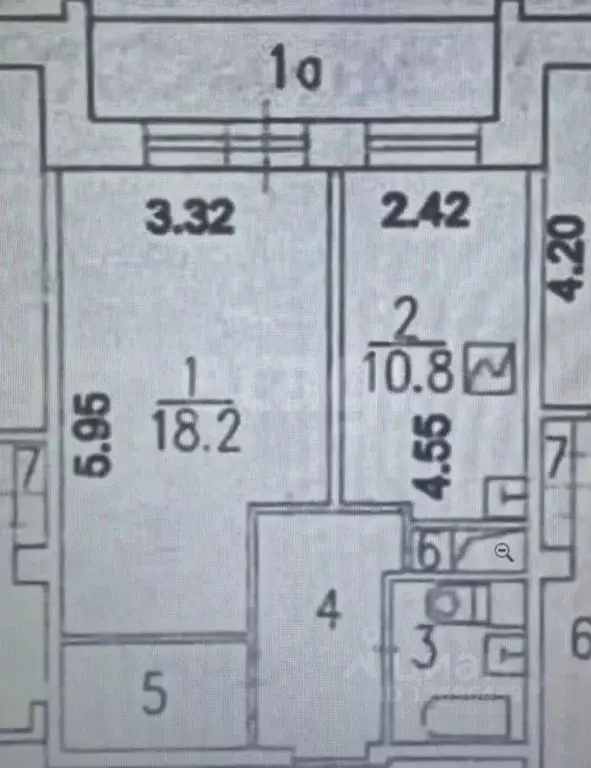 1-к кв. Москва 2-я Владимирская ул., 5 (40.2 м) - Фото 1