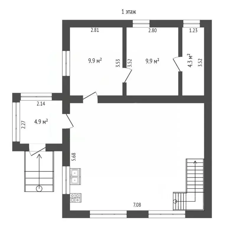 Дом в Тюменская область, Тюмень Энергостроитель СНТ, ул. Южная (133 м) - Фото 2