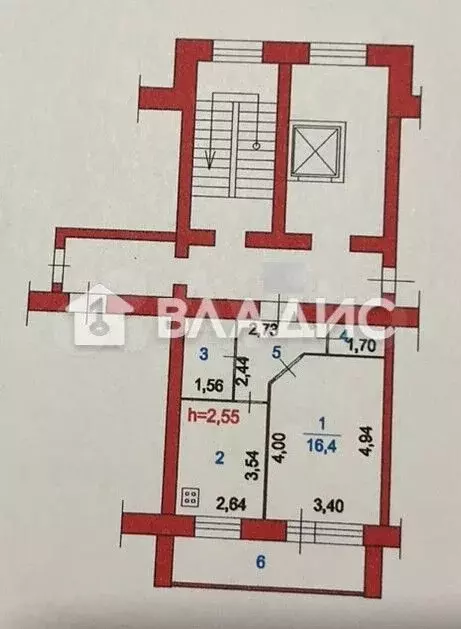 1-к. квартира, 43,7 м, 2/10 эт. - Фото 0