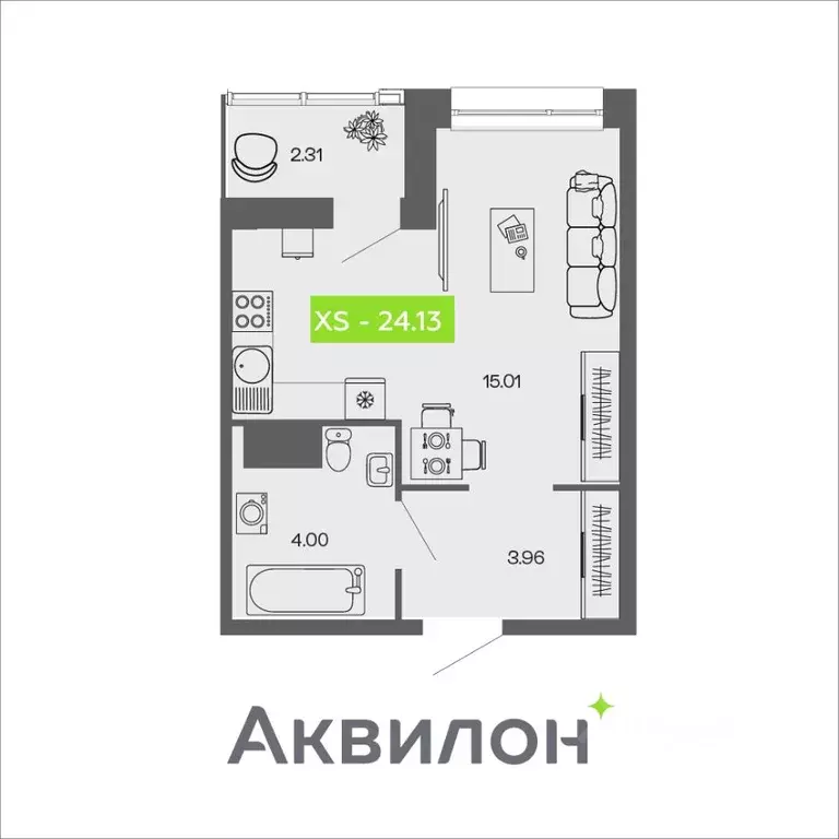 Студия Архангельская область, Архангельск проезд Приорова, 4с1 (24.13 ... - Фото 0