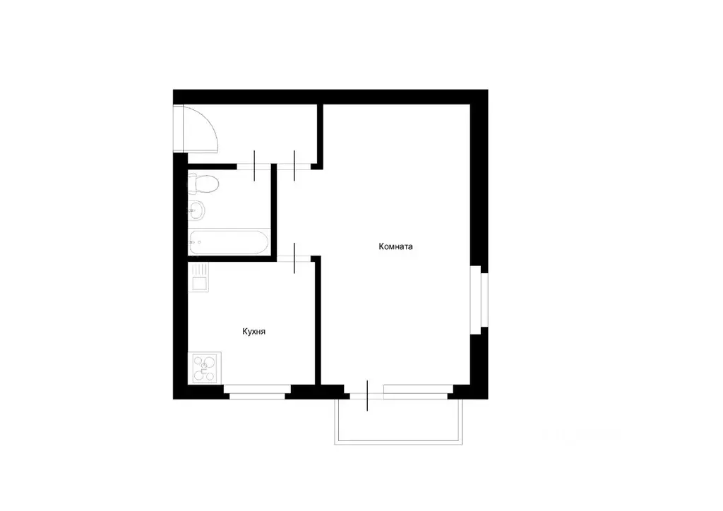 1-к кв. Алтайский край, Бийск ул. 8 Марта, 24 (31.0 м) - Фото 1