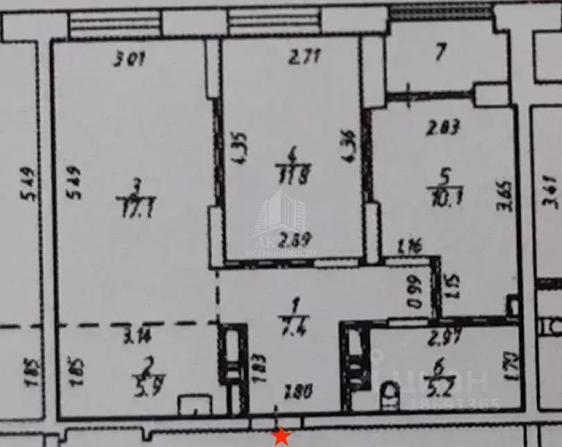 3-к кв. Красноярский край, Красноярск ул. 78-й Добровольческой ... - Фото 1