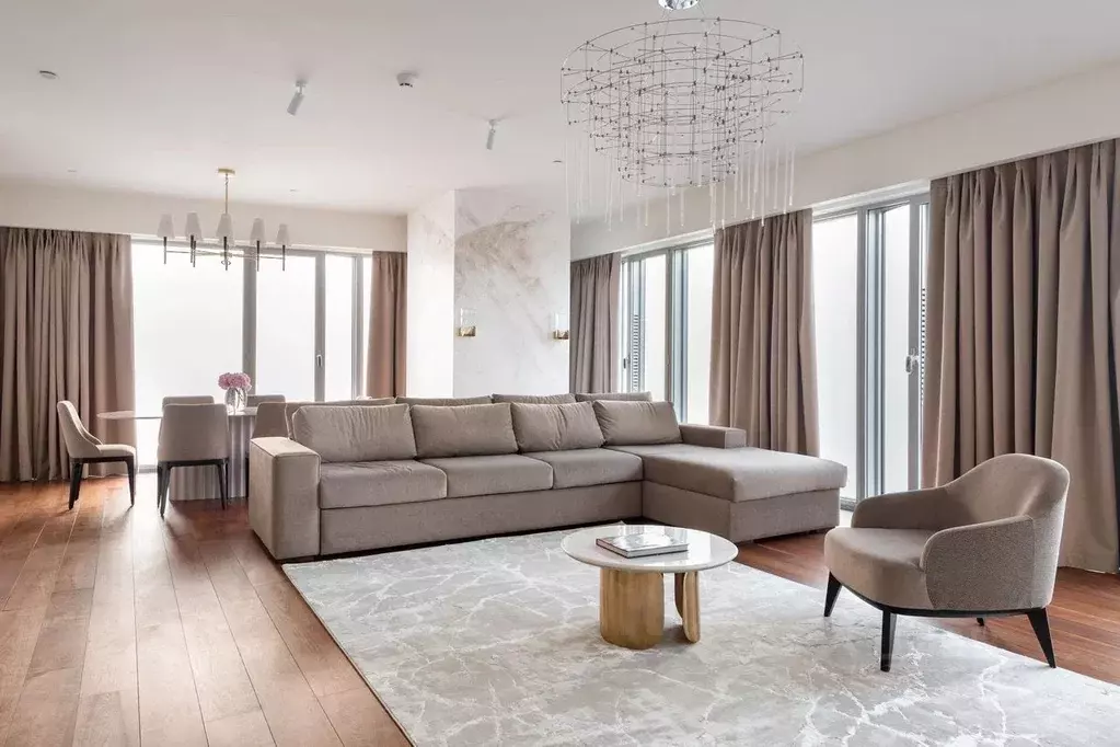 3-к кв. Москва 1-й Красногвардейский проезд, 21с2 (175.0 м) - Фото 1