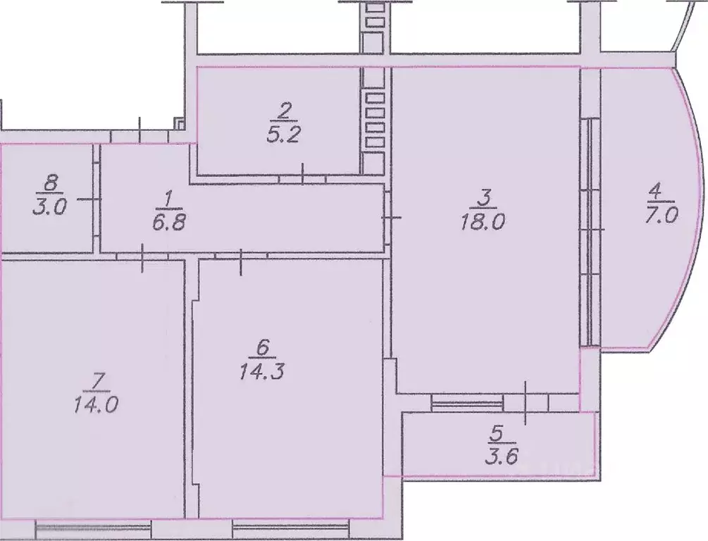 2-к кв. Крым, Ялта муниципальный округ, Восход пгт ул. Авроры, 77к2 ... - Фото 1