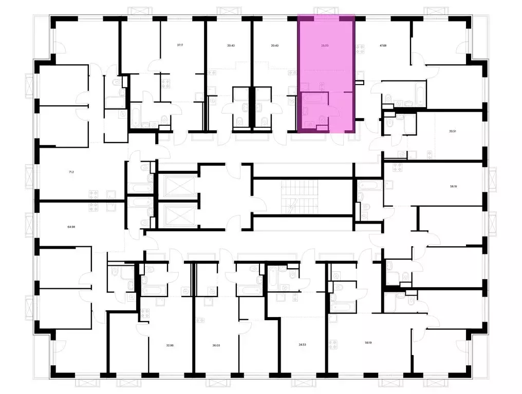 Квартира-студия: Улан-Удэ, Советская улица, 6/2 (25.03 м) - Фото 2