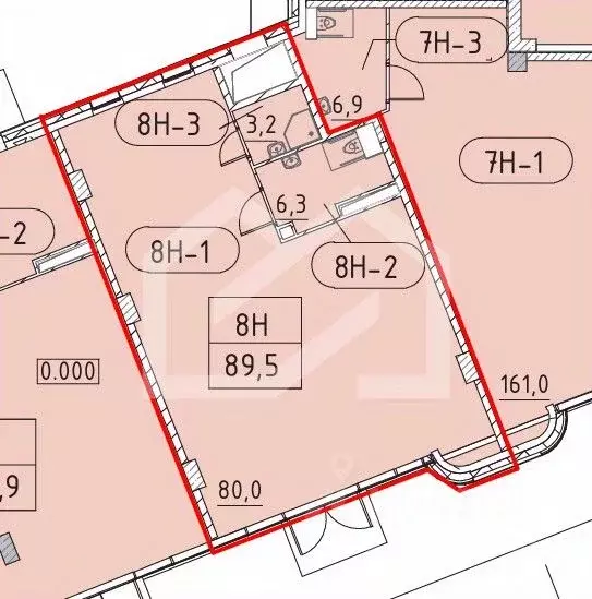 Торговая площадь в Москва Марк жилой комплекс, к2 (90 м) - Фото 2