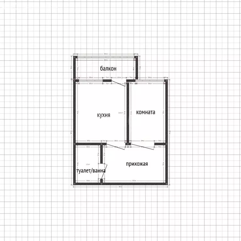 1-комнатная квартира: Казань, улица Гарифа Ахунова, 2 (39.2 м) - Фото 1