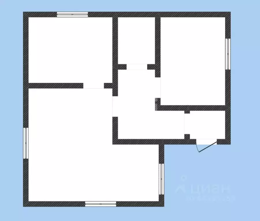 Дом в Алтайский край, Бийский район, пос. Амурский ул. Луговая, 30 (94 ... - Фото 2