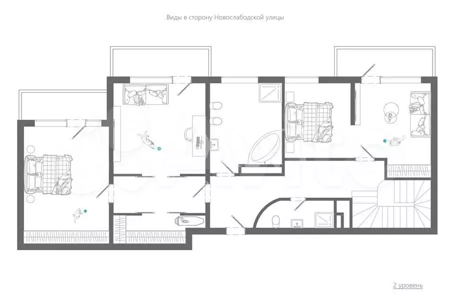 4-к. квартира, 200 м, 7/8 эт. - Фото 1