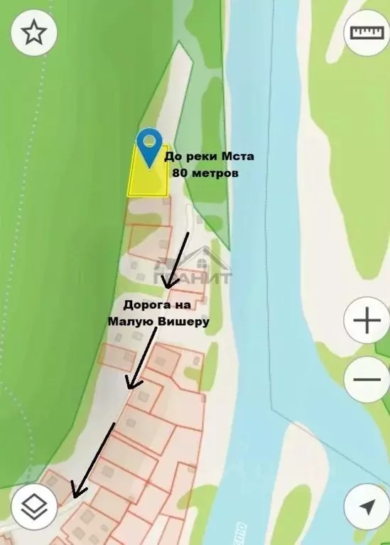 Участок в Новгородская область, Маловишерский район, Бургинское с/пос, ... - Фото 2