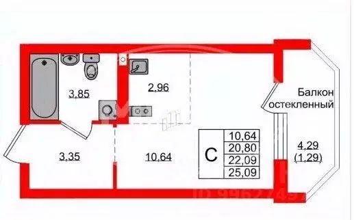 Студия Калининградская область, Калининград Артиллерийская ул., 24 ... - Фото 2