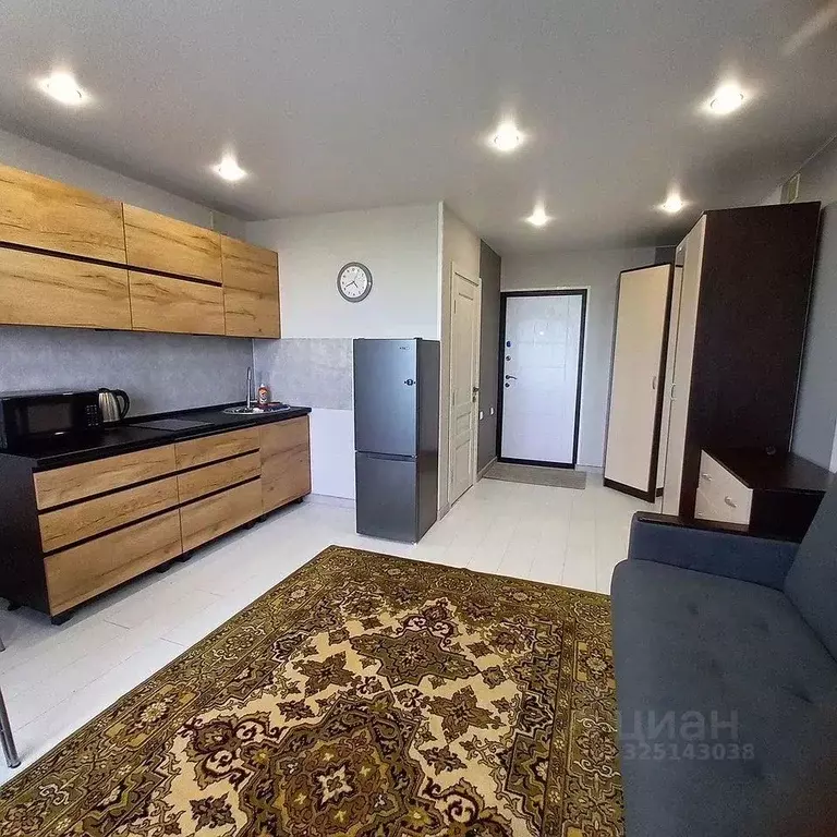 Студия Тюменская область, Тюмень Одесская ул., 3с1 (22.8 м) - Фото 1