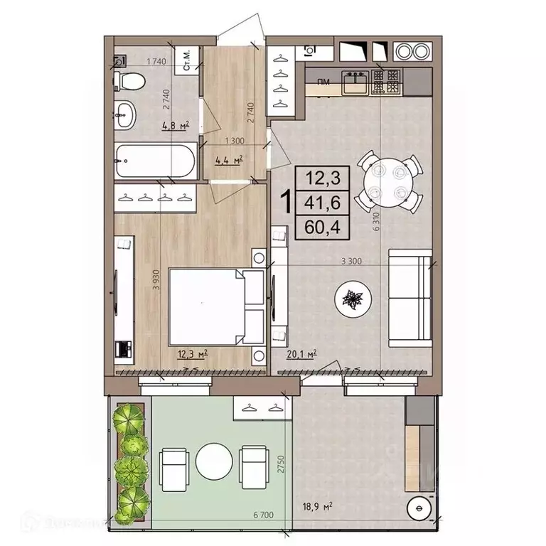 1-к кв. Рязанская область, Рязань пос. Шпалозавода, Окская Стрелка ... - Фото 2