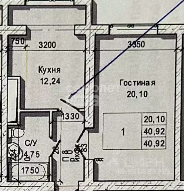 1-к кв. Кабардино-Балкария, Эльбрусский район, с. Бедык Солнечная ул., ... - Фото 1