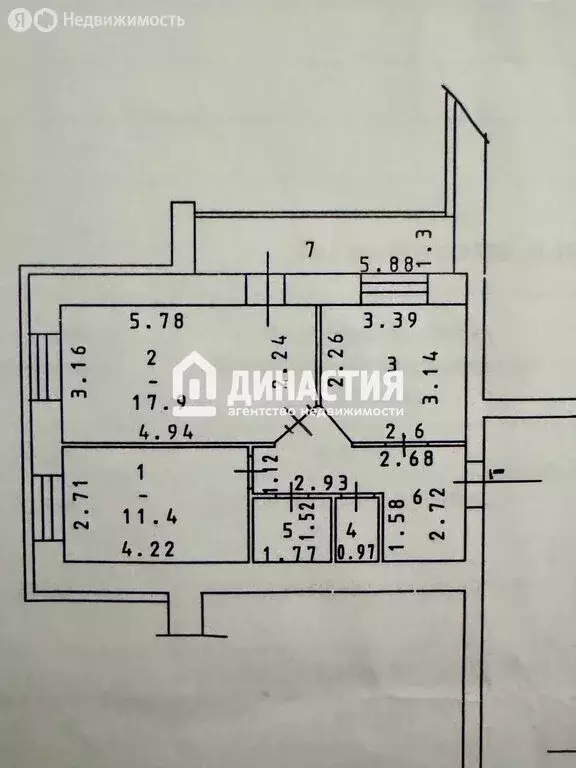 2-комнатная квартира: Пенза, проспект Строителей, 70 (53.3 м) - Фото 1