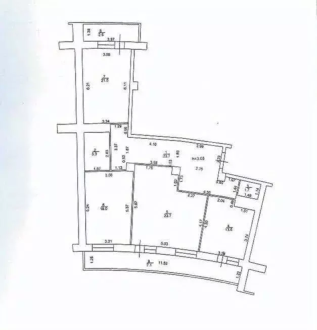3-к кв. Татарстан, Казань Чистопольская ул., 38 (107.0 м) - Фото 2