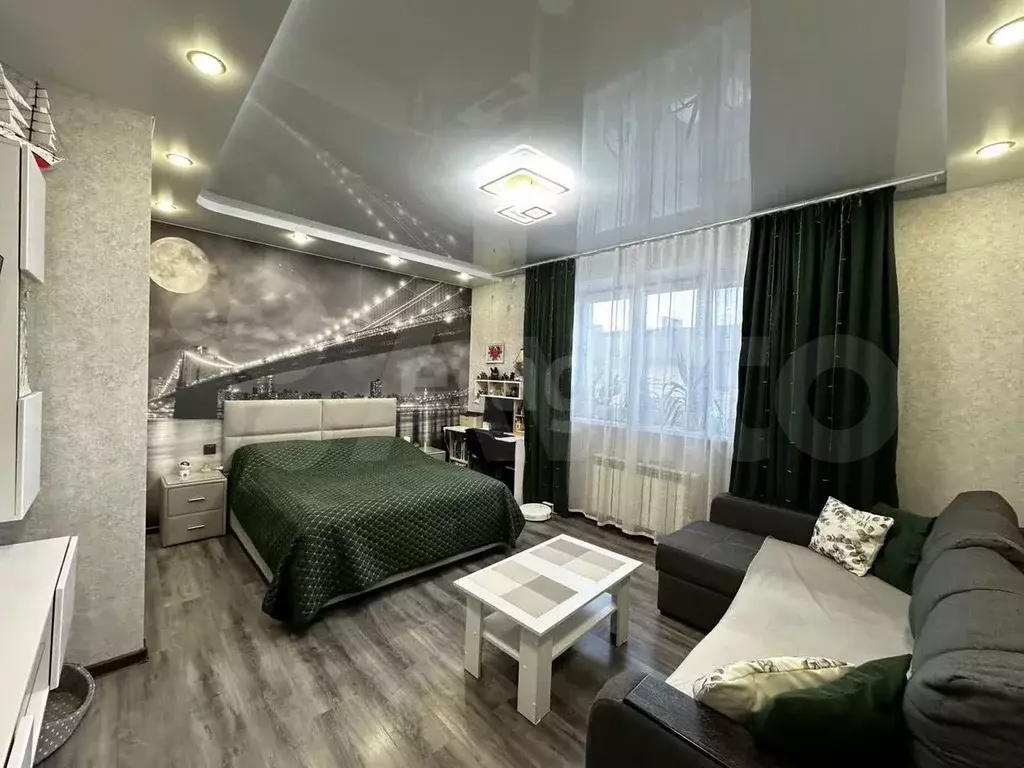 1-к. квартира, 44,9 м, 2/3 эт. - Фото 1