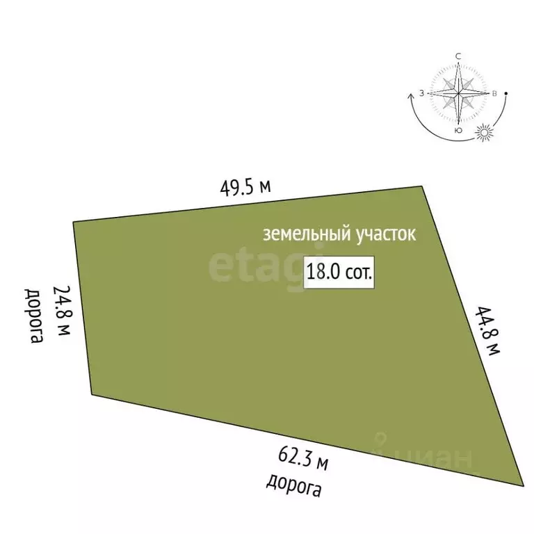 Участок в Вологодская область, Усть-Кубинский муниципальный округ, ... - Фото 1