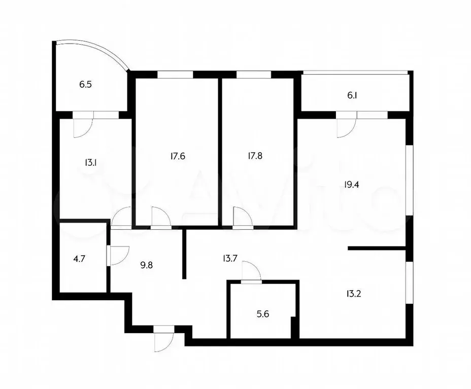 3-к. квартира, 115 м, 2/16 эт. - Фото 0