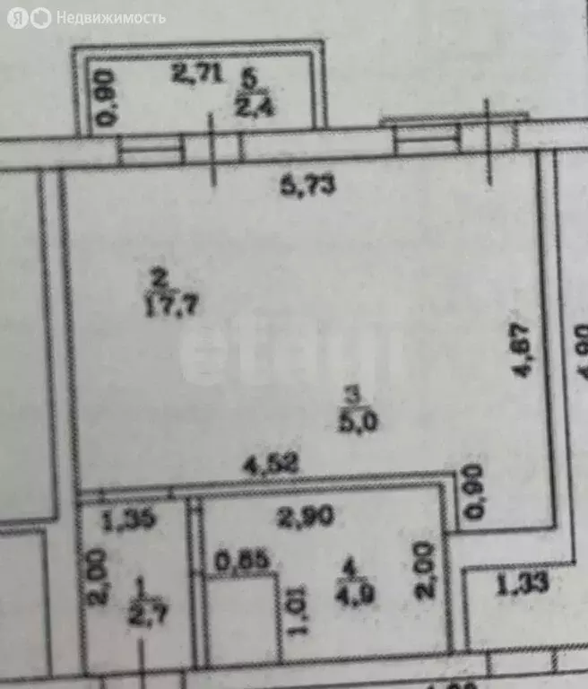 Квартира-студия: село Варваровка, улица Калинина, 150к2 (31 м) - Фото 1