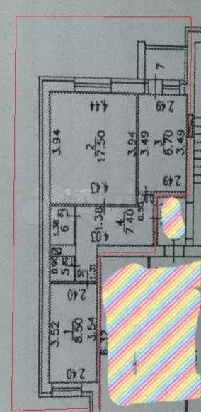 2-к. квартира, 44,9 м, 4/9 эт. - Фото 0