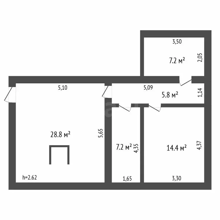 Офис (63.4 м) - Фото 0