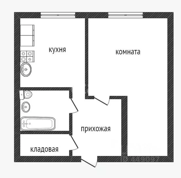 1-к кв. Смоленская область, Смоленск ул. Рыленкова, 55 (35.7 м) - Фото 0