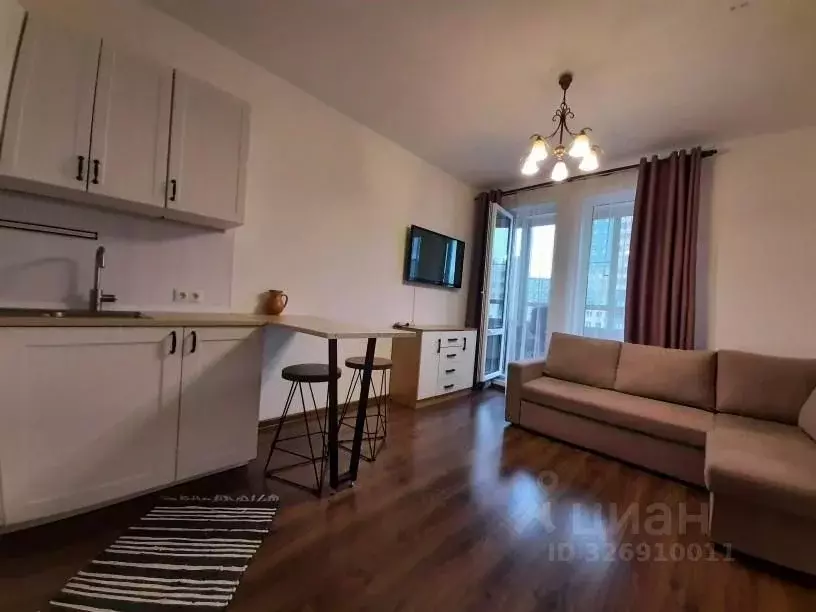 Студия Санкт-Петербург ул. Верхне-Каменская, 5 (28.9 м) - Фото 2