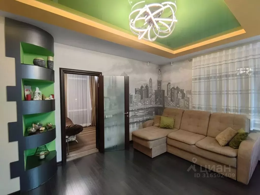 3-к кв. Кемеровская область, Кемерово ул. Юрия Двужильного, 32/1 (77.7 ... - Фото 2