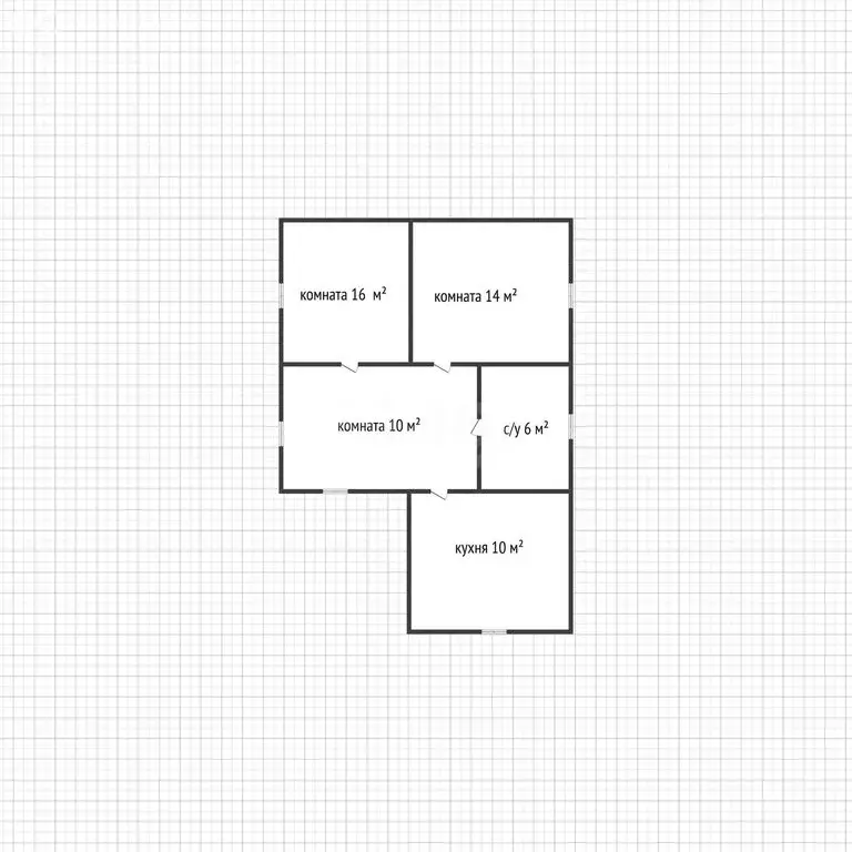 Дом в станица Гиагинская, Эскадронная улица (56.9 м) - Фото 1