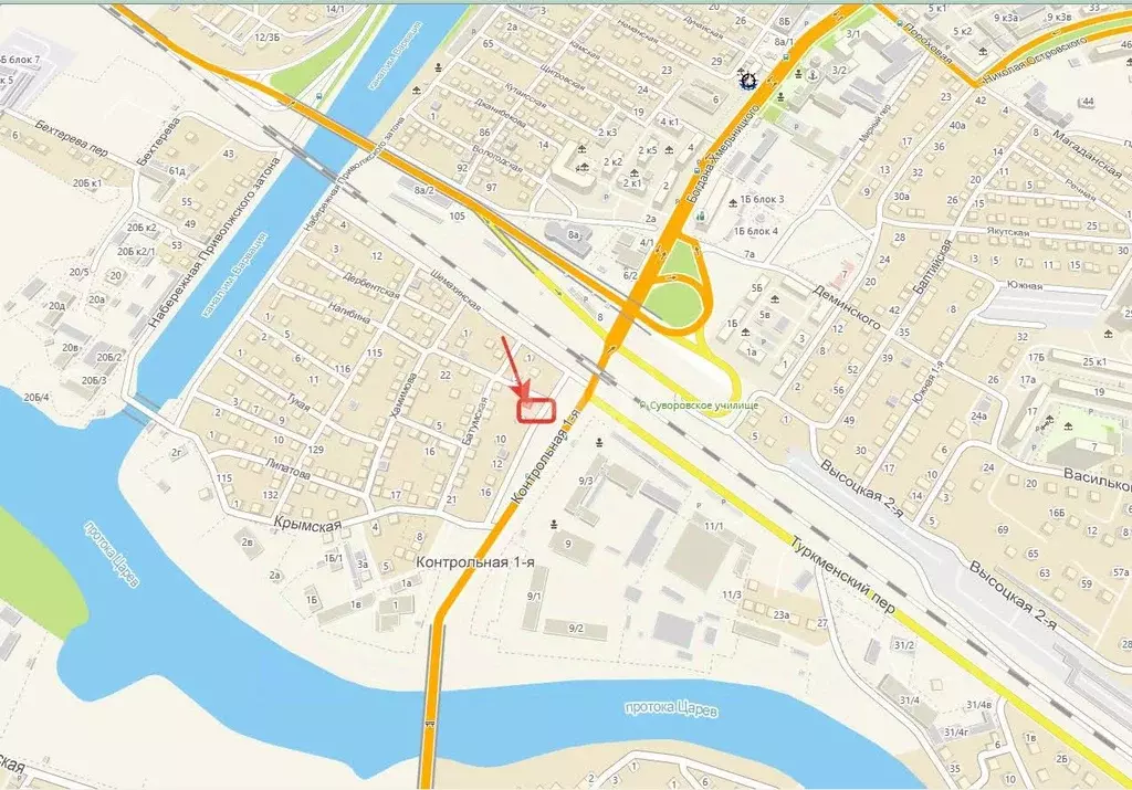 Участок в Астраханская область, Астрахань ул. 1-я Контрольная, 4/28 ... - Фото 2