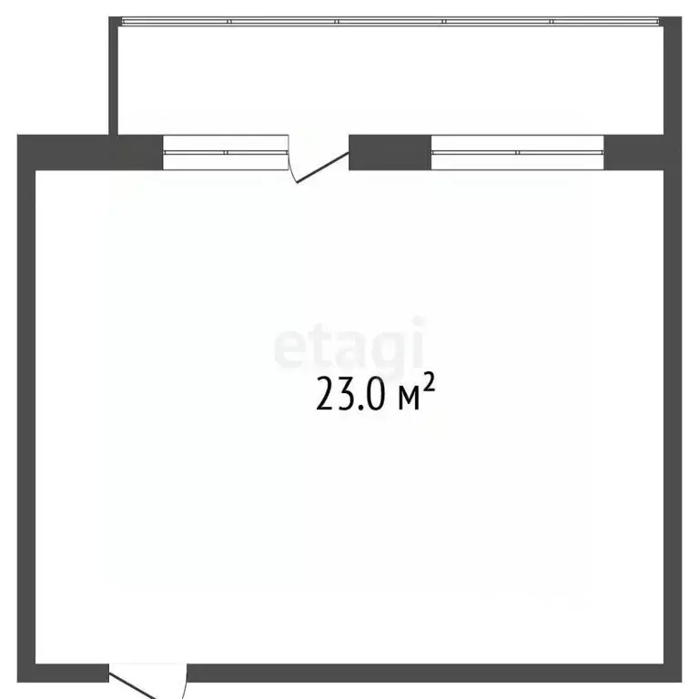 Студия Владимирская область, Муром Орловская ул., 25 (23.0 м) - Фото 2