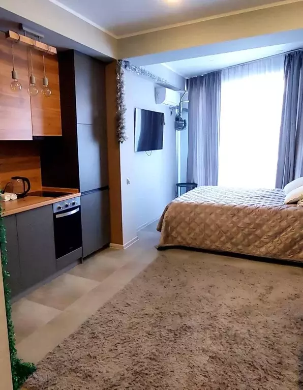 Студия Краснодарский край, Сочи Мамайка мкр, ул. Волжская, 34/4 (28.0 ... - Фото 1