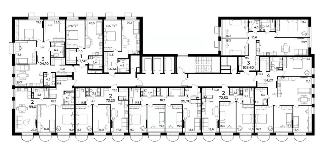 4-к кв. Нижегородская область, Нижний Новгород ул. Воровского, 8 ... - Фото 2